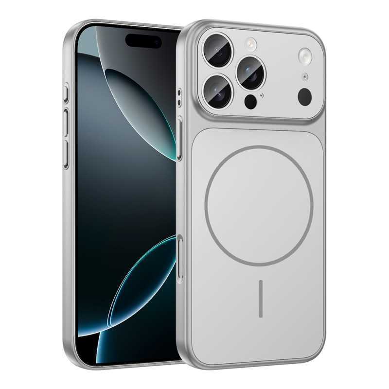 Cover iPhone 17 Pro/ Pro Max argento MagSafe Anti-Shock con Protezione Fotocamera