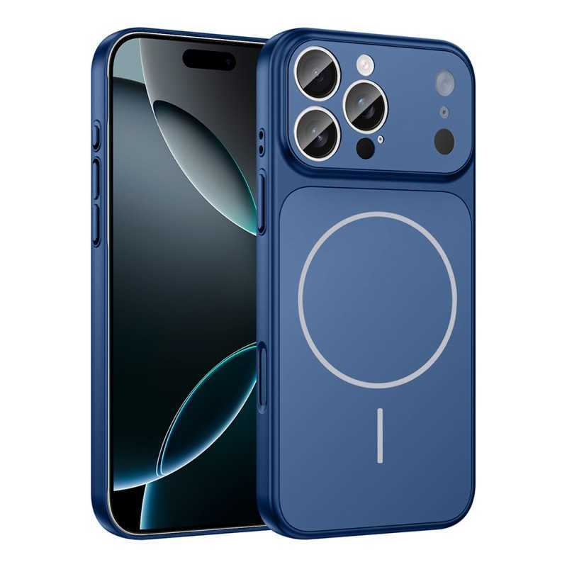 Cover iPhone 17 Pro / Pro Max blu MagSafe Anti-Shock con Protezione Fotocamera